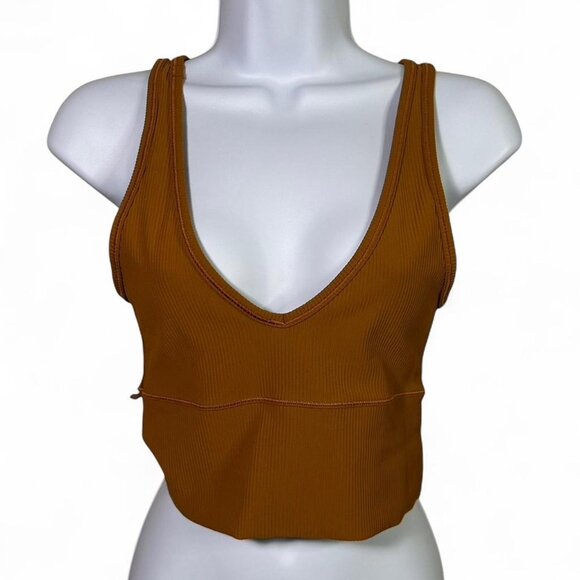 Lululemon Power Pivot Ribbed Tank Top in Butternut Brown - Picture 4 of 7